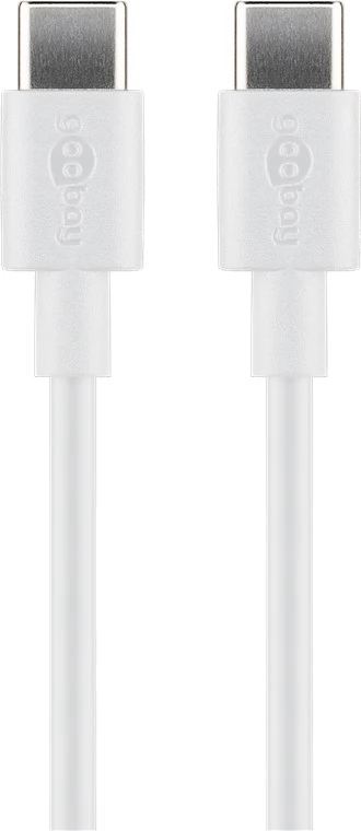 GOOBAY USB 2.0 Type C Összekötő Fehér 50cm 66315