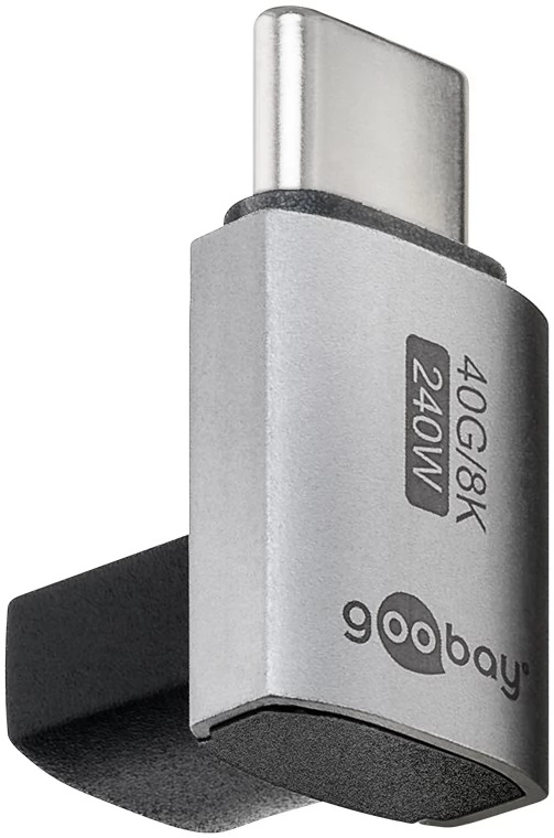 GOOBAY USB 4.0 Type C Toldó Ezüst 3cm 74444