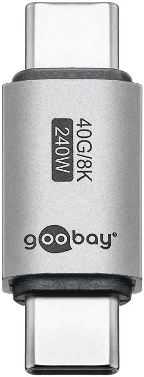 GOOBAY USB 4.0 Type C Toldó Ezüst 3cm 74448