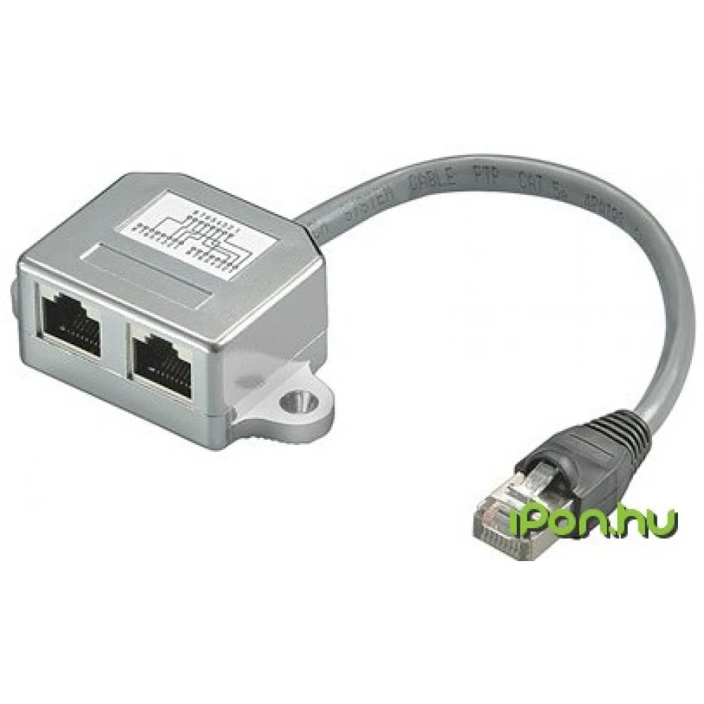 GOOBAY UTP Elosztó Ezüst 15cm 68908