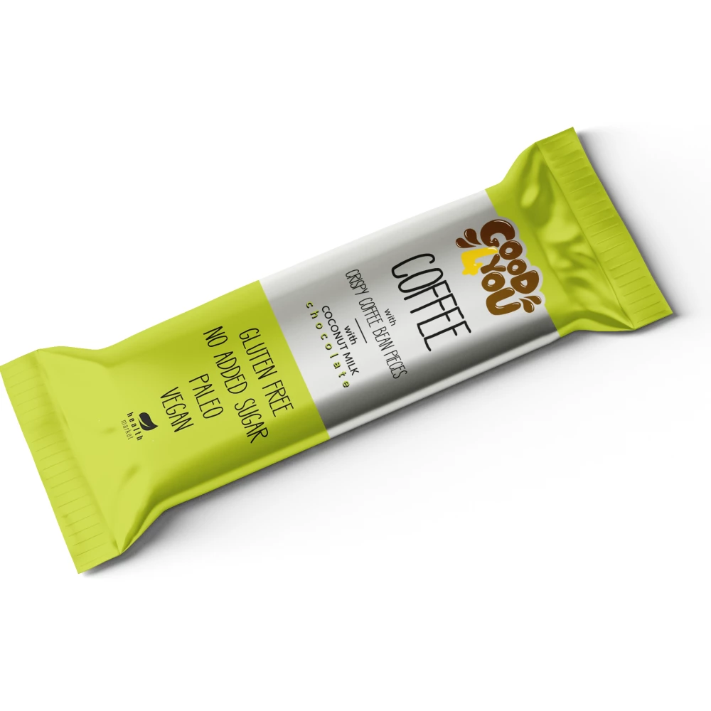 Good4you kávés szelet kókusz alapú mártócsokival 25 g