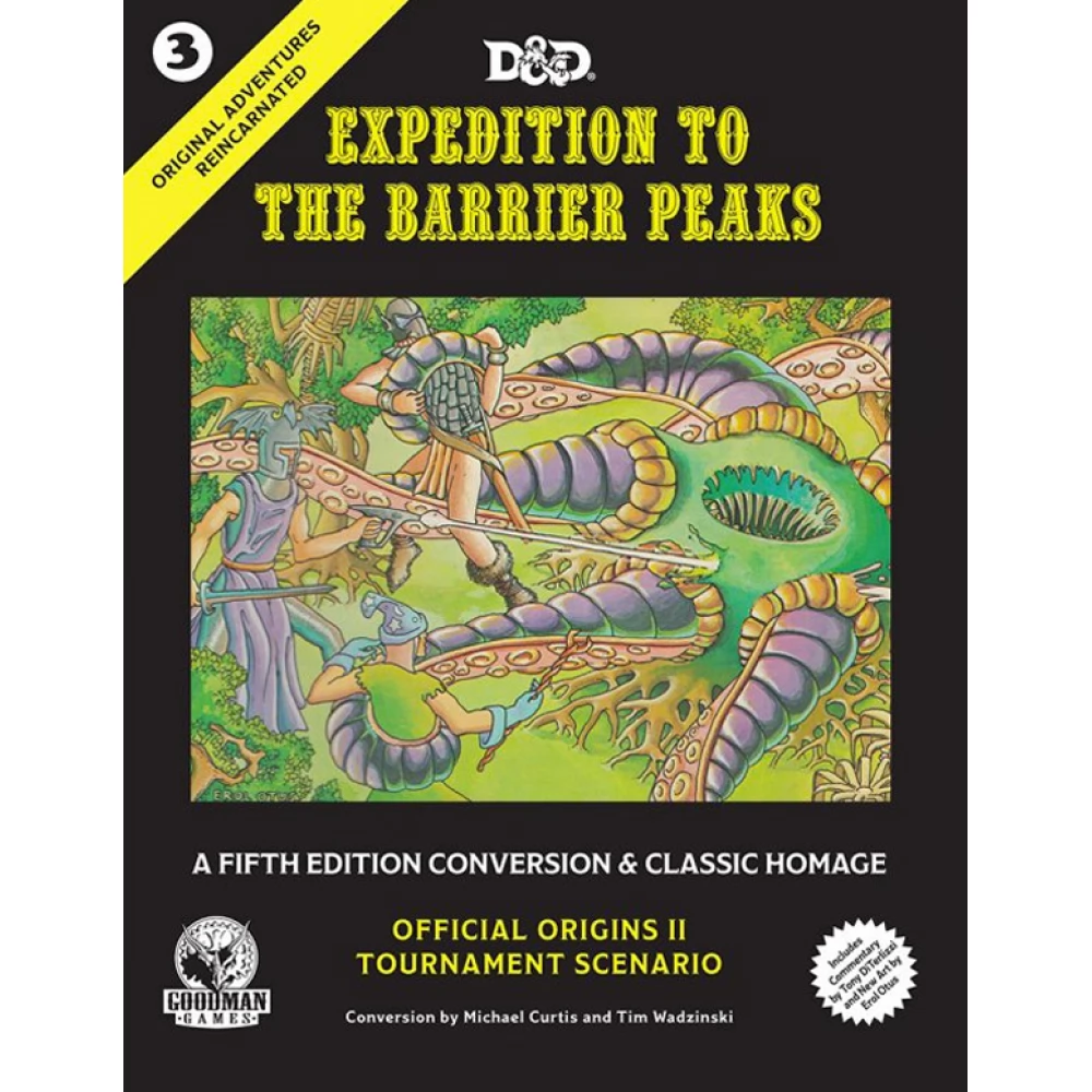 GOODMAN GAMES D&D Original Adventures Reincarnated #3 Expedition to the Barrier Peaks kalandjáték könyv