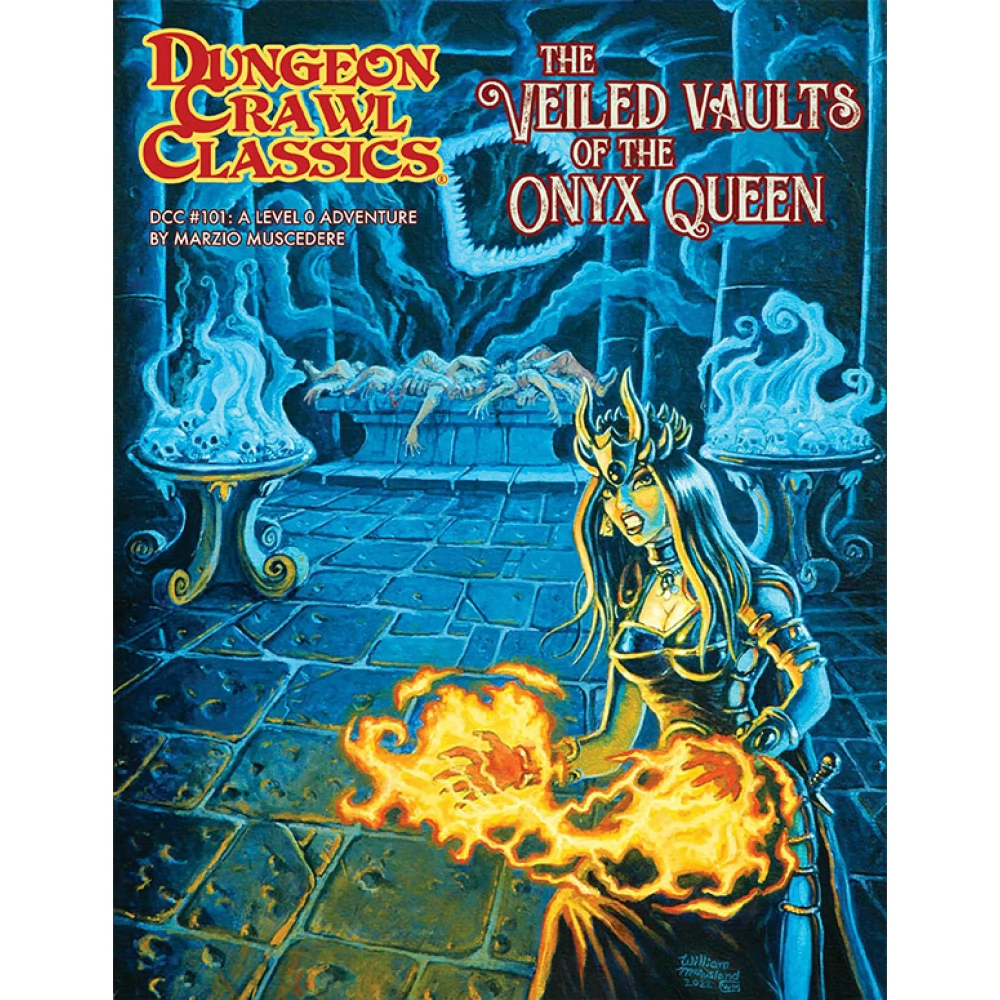 GOODMAN GAMES Dungeon Crawl Classics #101: The Veiled Vaults of the Onyx Queen kalandjáték könyv