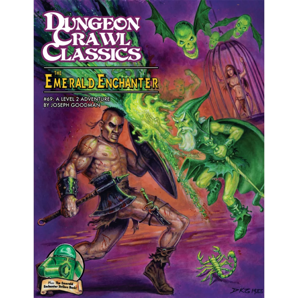GOODMAN GAMES Dungeon Crawl Classics #69: The Emerald Enchanter kalandjáték könyv