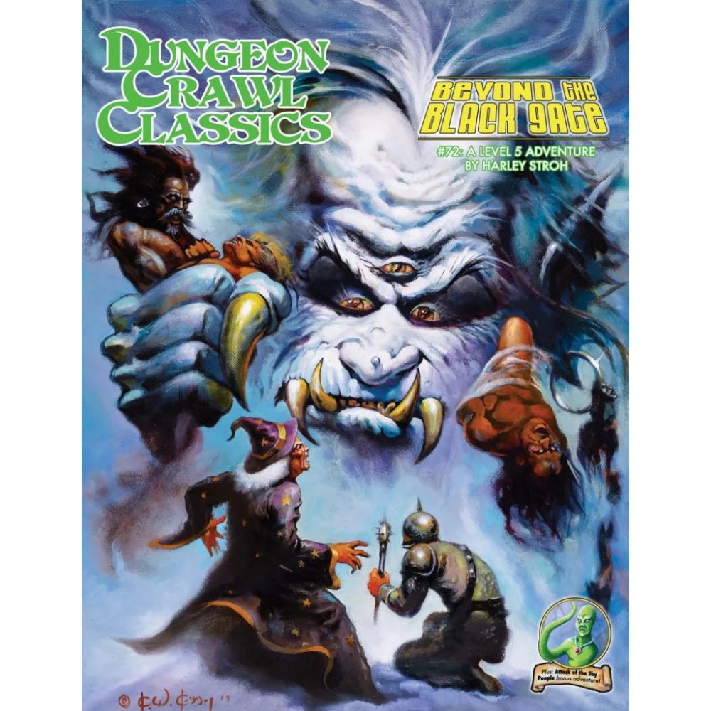 GOODMAN GAMES Dungeon Crawl Classics #72: Beyond the Black Gate kalandjáték könyv