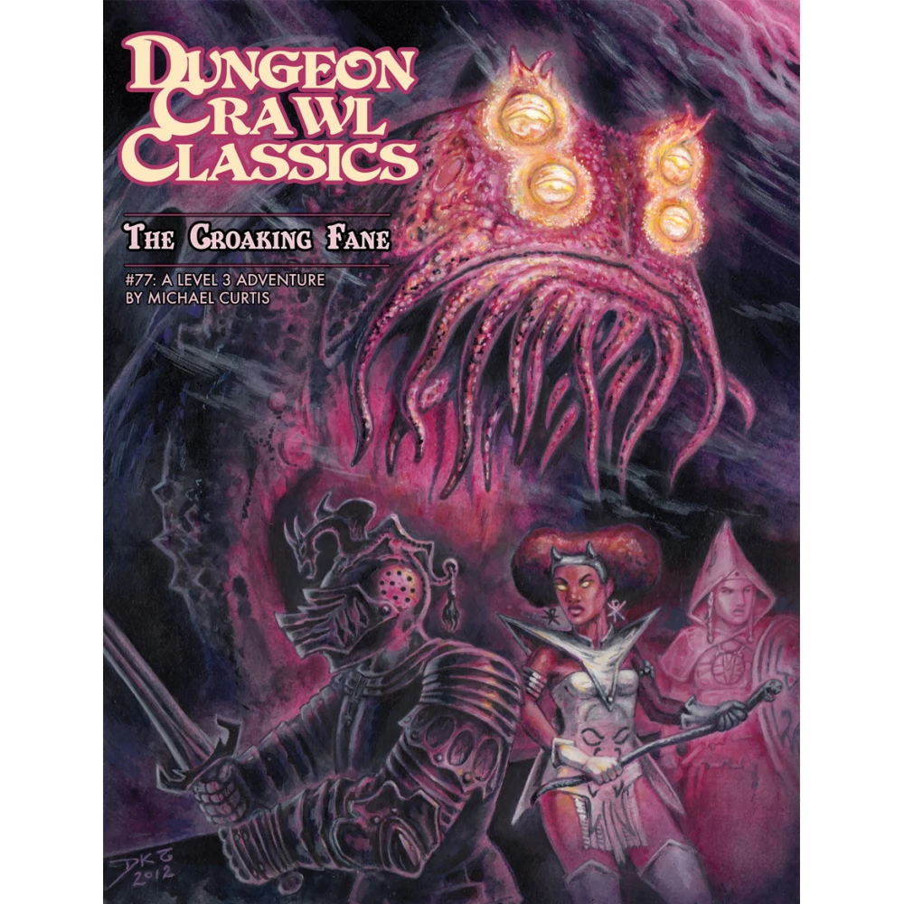 GOODMAN GAMES Dungeon Crawl Classics #77: The Croaking Fane kalandjáték könyv