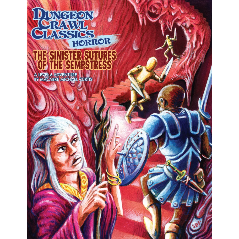 GOODMAN GAMES Dungeon Crawl Classics Horror #2: The Sinister Sutures of The Sempstress kalandjáték könyv