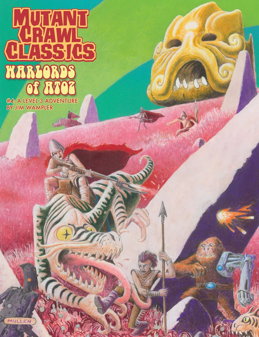 GOODMAN GAMES Mutant Crawl Classics #4: Warlords Of ATOZ kalandjáték könyv