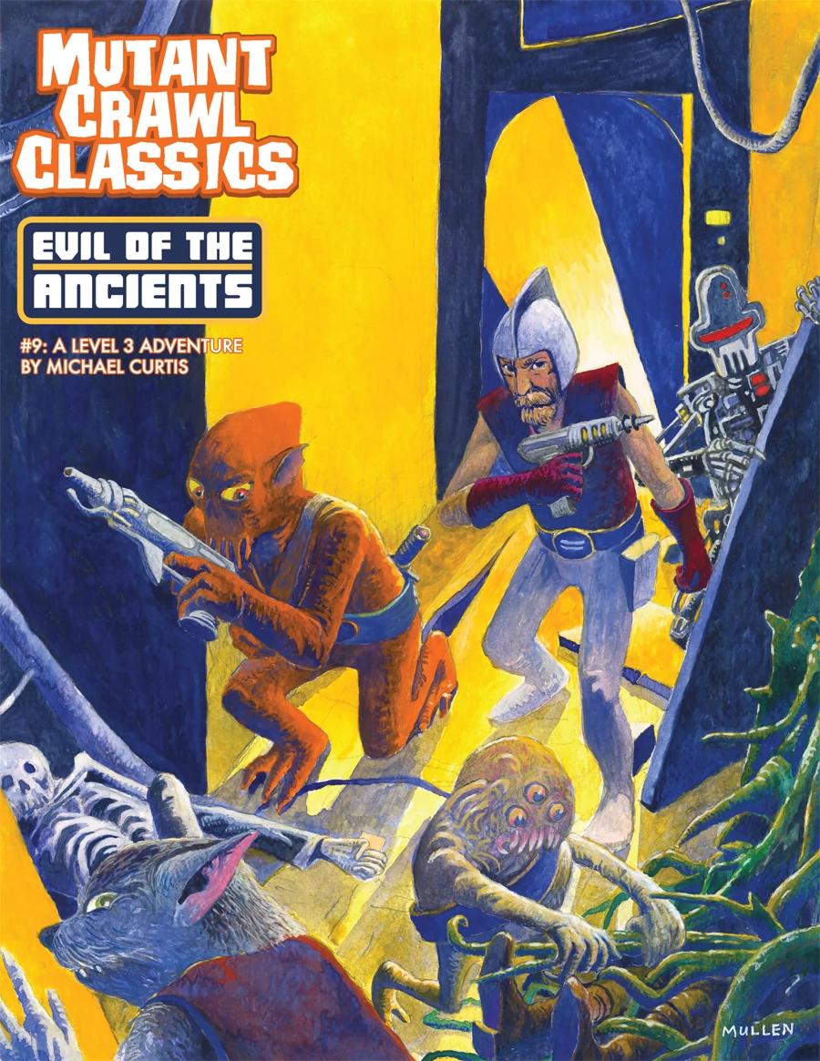 GOODMAN GAMES Mutant Crawl Classics #9: Evil Of The Ancients kalandjáték könyv