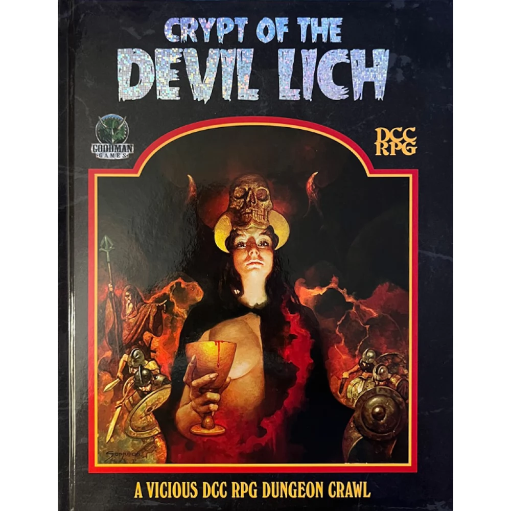GOODMAN GAMES The Crypt of the Devil Lich - DCC Edition kalandjáték könyv