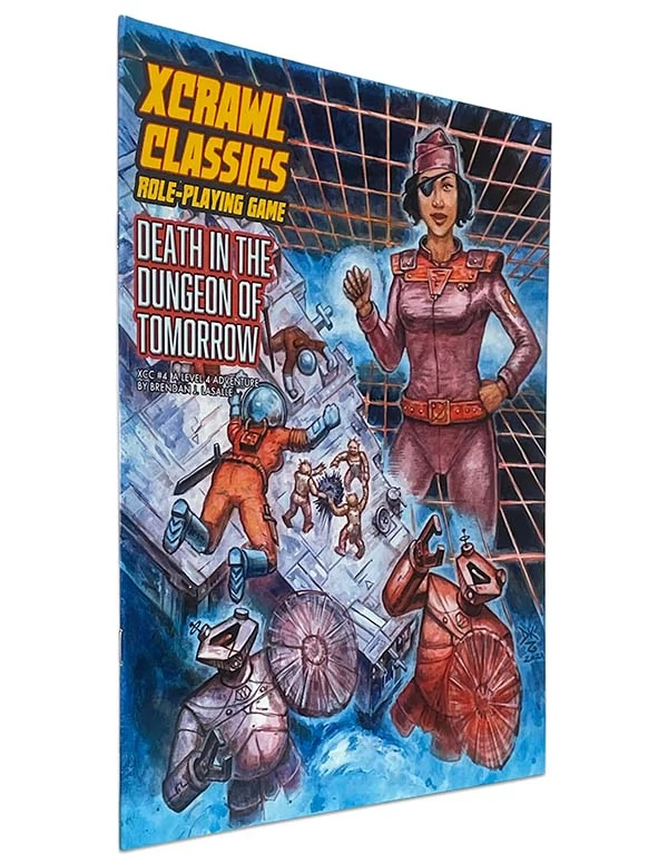 GOODMAN GAMES XCrawl Classics #4: Death In The Dungeon Of Tomorrow kalandjáték könyv