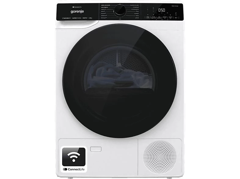 GORENJE DPNA83WIFI Szárítógép hőszivattyús 8kg A+++ fehér