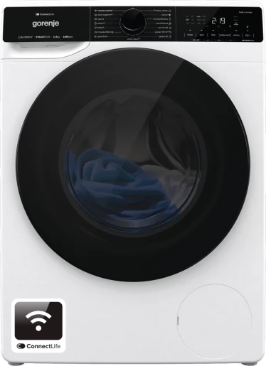 GORENJE WPNA84A2TSWIFI Mosógép elöltöltős 8 kg A fehér