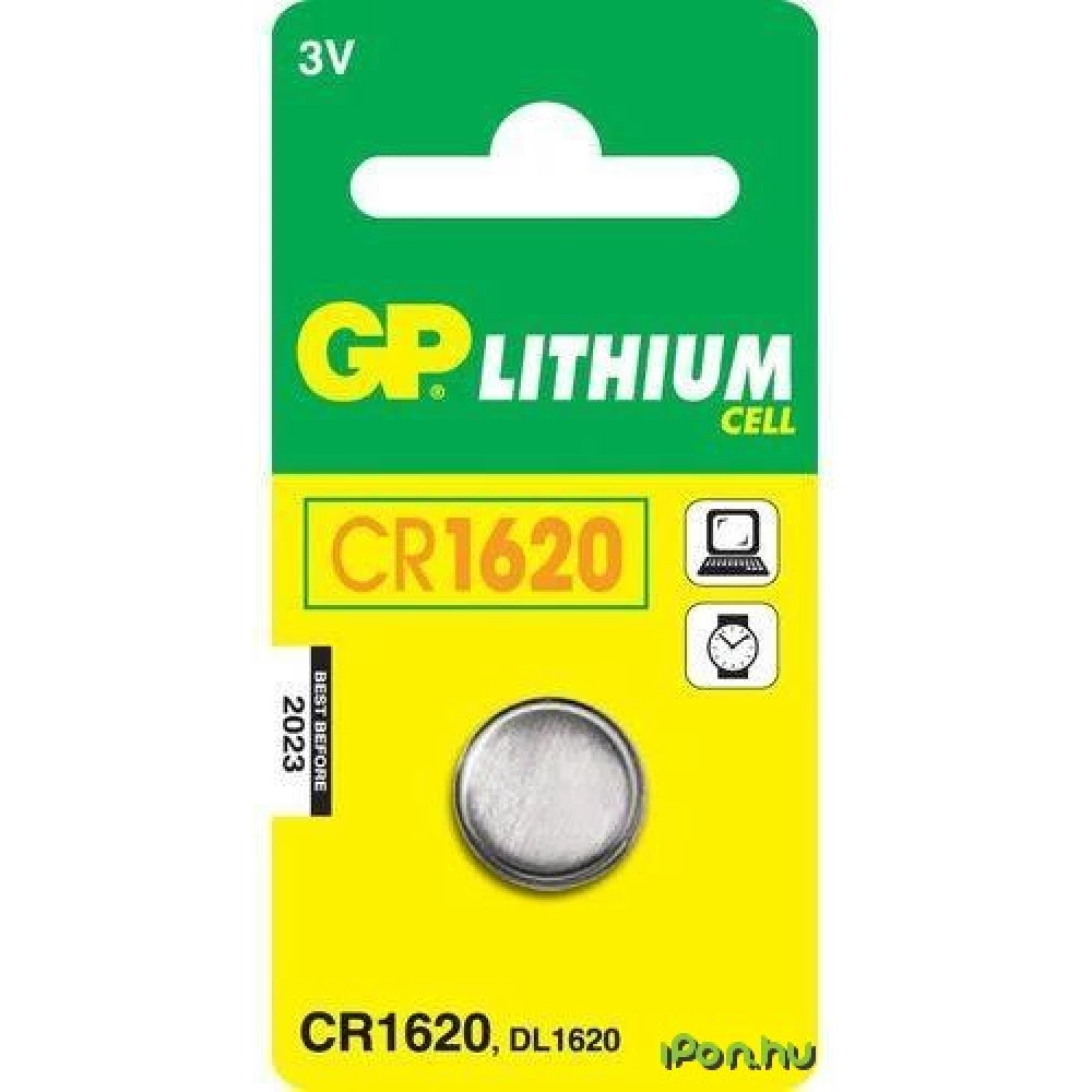 GP CR1620 Lithium gombelem (CR) 1db