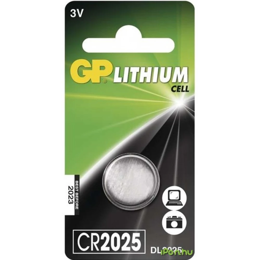 GP CR2025 Lithium gombelem (CR) 1db