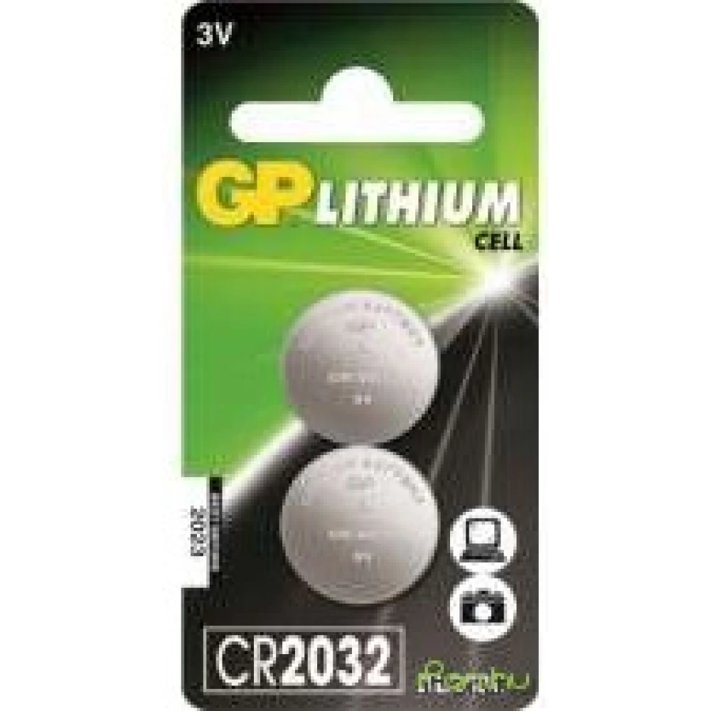 GP CR2032 Lithium gombelem (CR) 2db
