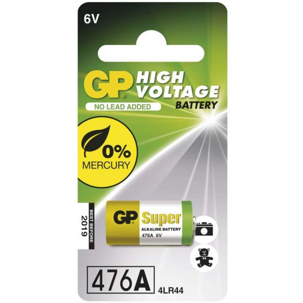 GP High Voltage 4LR44 6 voltos elem 1db