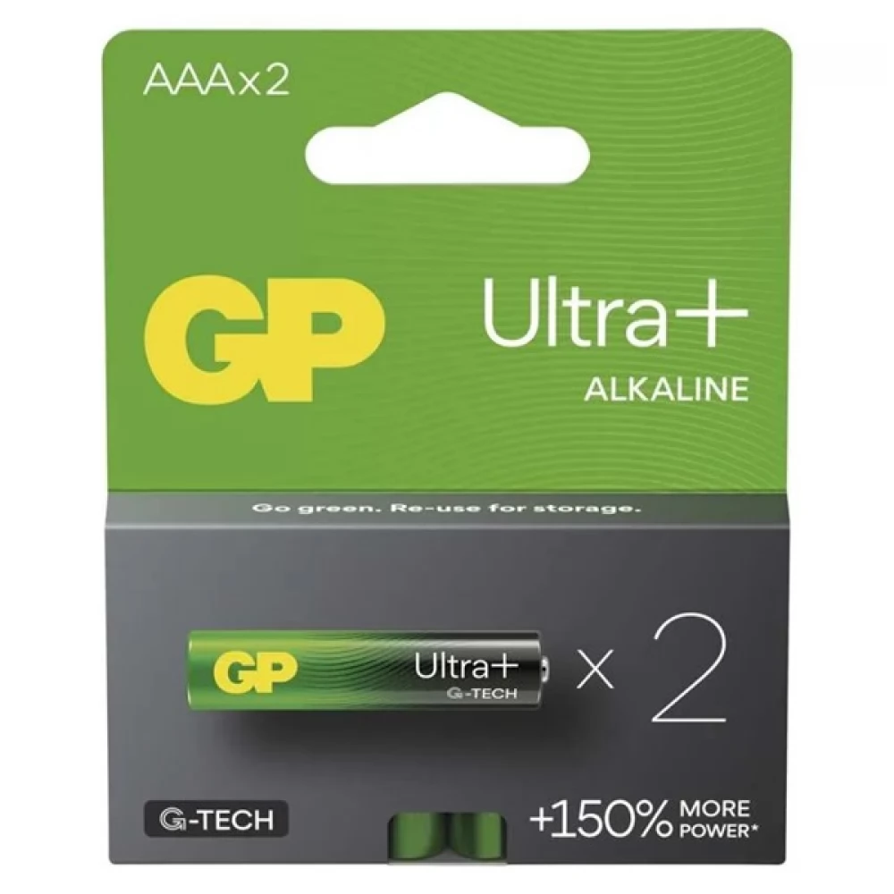 GP Ultra Plus G-Tech mikro ceruza elem (AAA) 2db