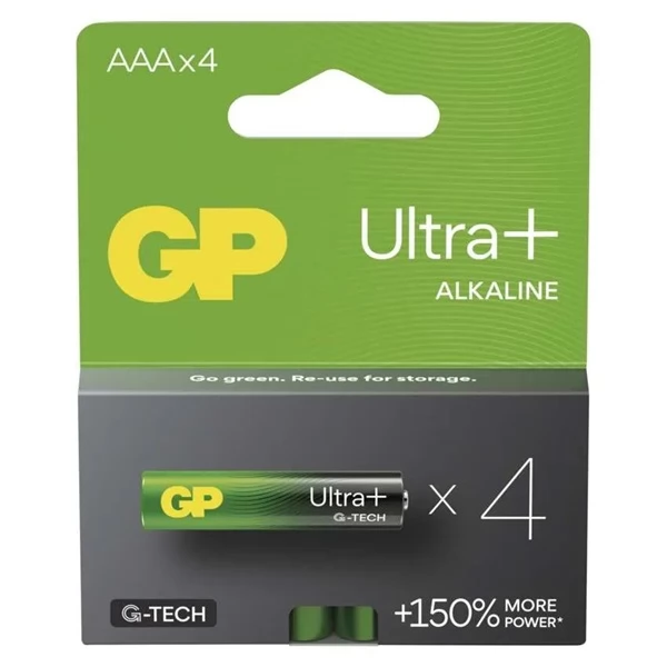 GP Ultra Plus mikro ceruza elem (AAA) 4db
