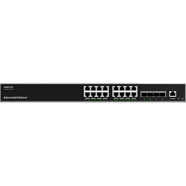 GRANDSTREAM GWN7812P 16 port 4x SFP+ menedzselhető Switch