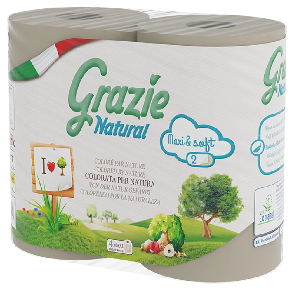 Grazie Natural öko toalettpapír 4 db