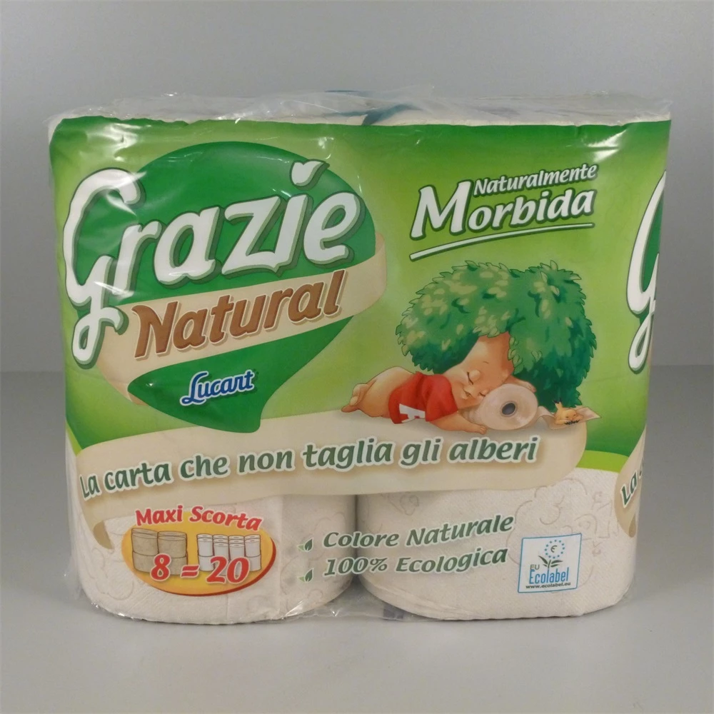 Grazie Natural öko toalettpapír 8 db maxi