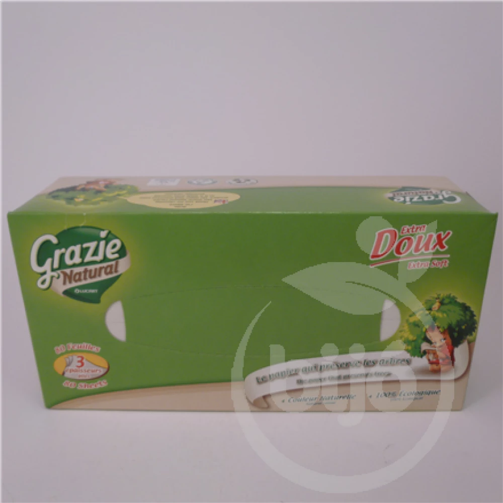 Grazie Natural papírzsebkendő dobozos 1 db