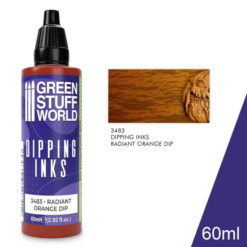 GREEN STUFF WORLD Dipping inks sugárzó naranacssárga 60ml