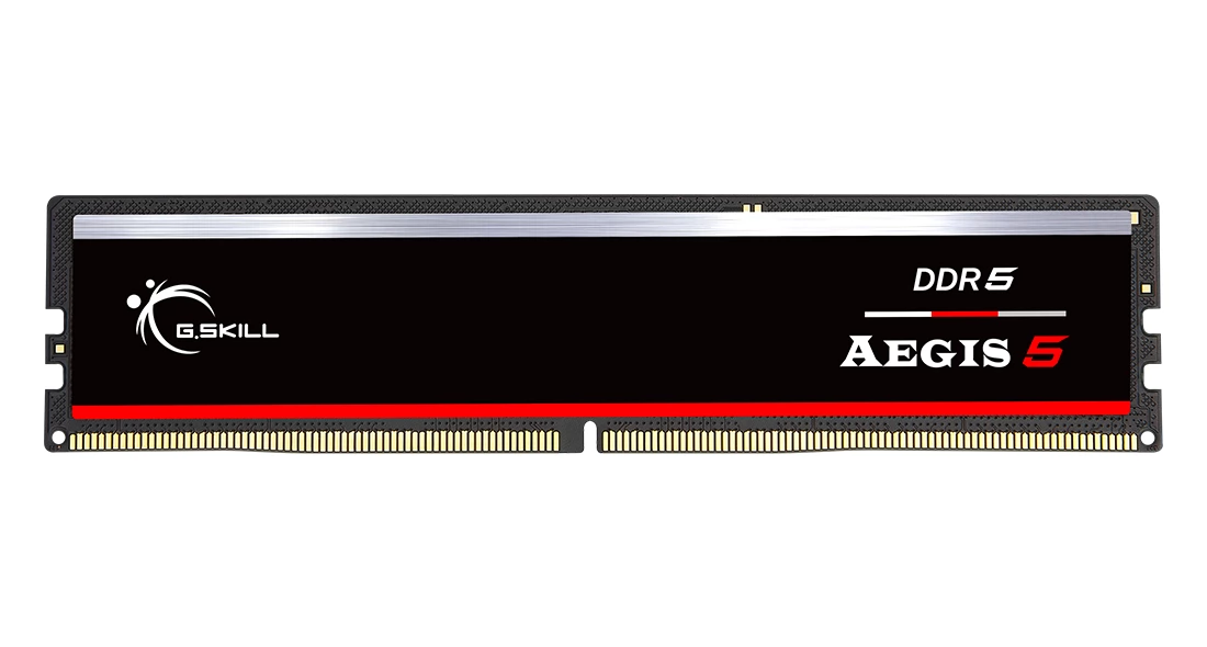 G.SKILL 16GB Aegis 5 DDR5 5200MHz CL40 F5-5200J4040A16GX1-IS