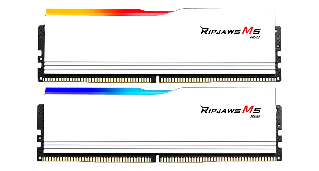 G.SKILL 32GB Ripjaws M5 RGB DDR5 6000MHz CL36 KIT F5-6000J3648D16GX2-RM5RW
