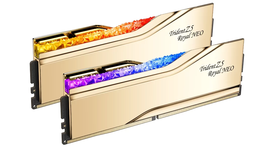 G.SKILL 32GB Trident Z5 Royal Neo DDR5 8000MHz CL38 KIT F5-8000J3848H16GX2-TR5NG