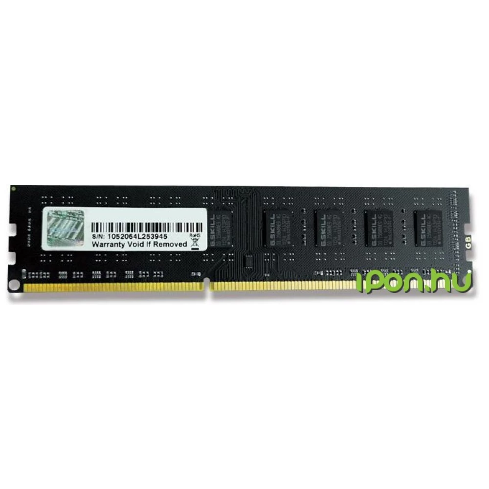 G.SKILL 4GB Value DDR3 1600MHz CL11 F3-1600C11S-4GNS