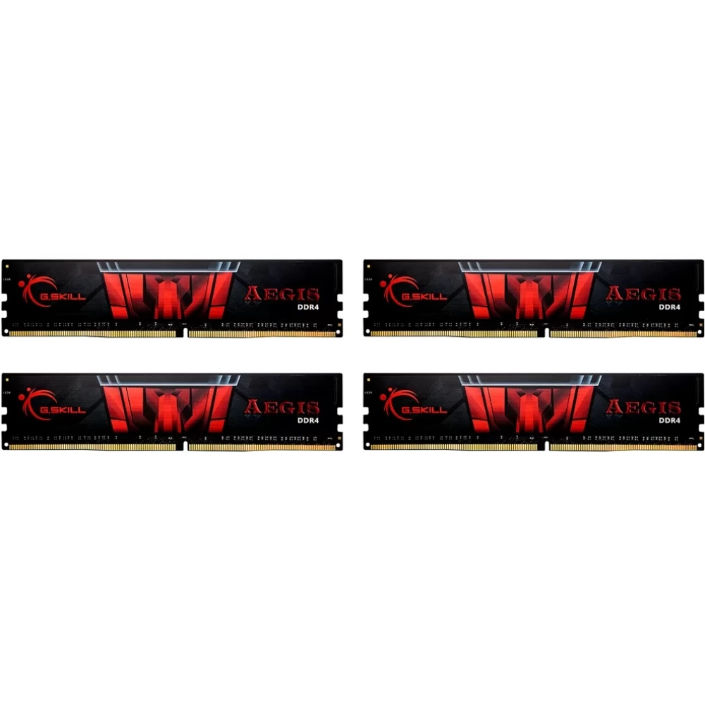 G.SKILL 64GB Aegis DDR4 2400MHz CL15 KIT F4-2400C15Q-64GIS