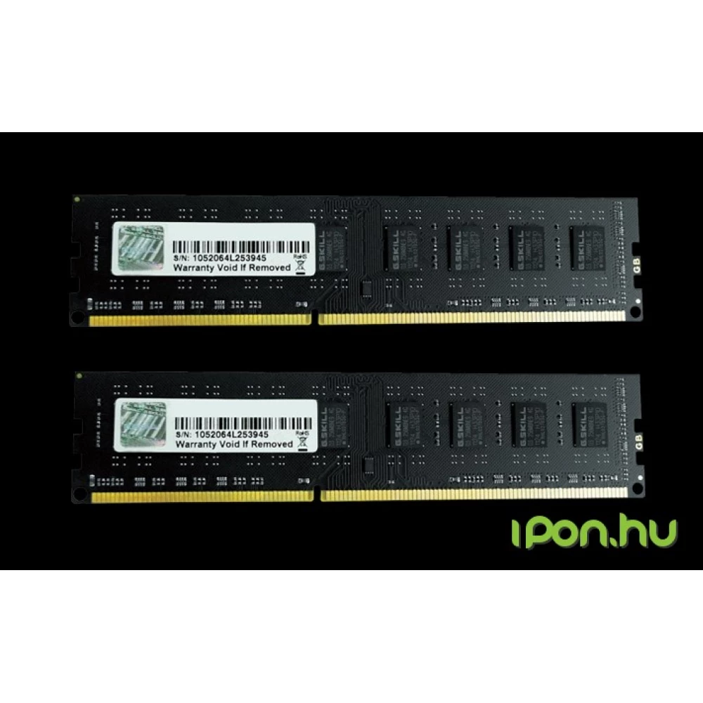 G.SKILL 8GB Value DDR3 1333MHz CL9 KIT F3-1333C9D-8GNS