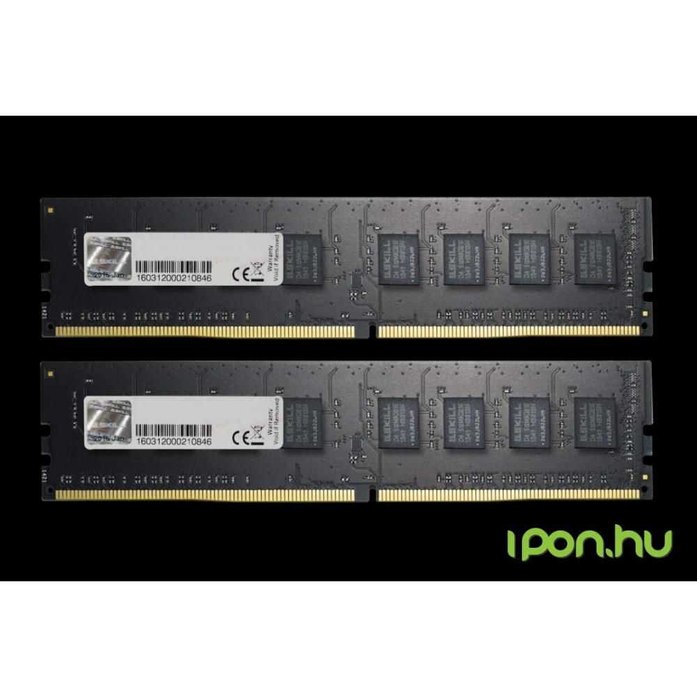 G.SKILL 8GB Value DDR4 2400MHz CL15 KIT F4-2400C15D-8GNT