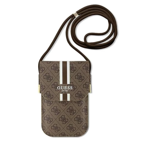 GUESS 4G Stripes GUOWBP4RPSW kis táska barna
