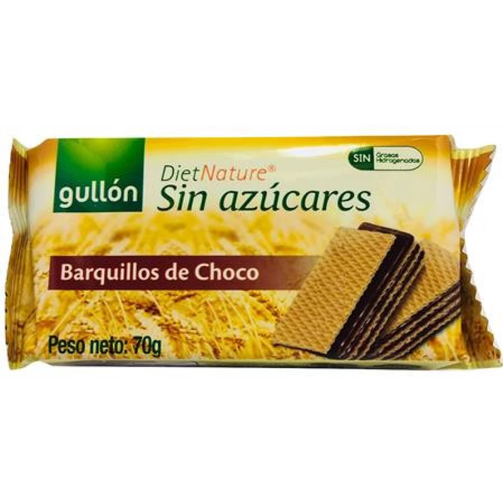 GULLON Nápolyi cukormentes 70 g kakaós
