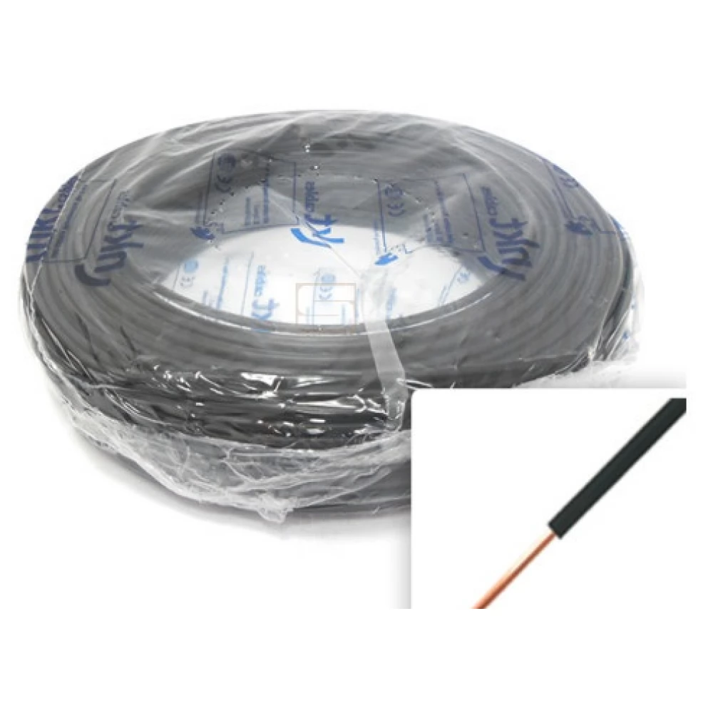 H07V-U 1x2.5 mm2 100m MCu fekete vezeték