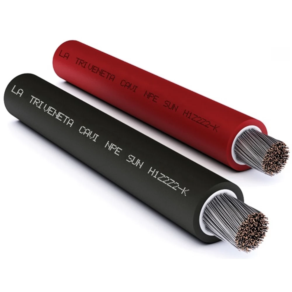 H1Z2Z2-K 1x6mm2 fekete szolár kábel