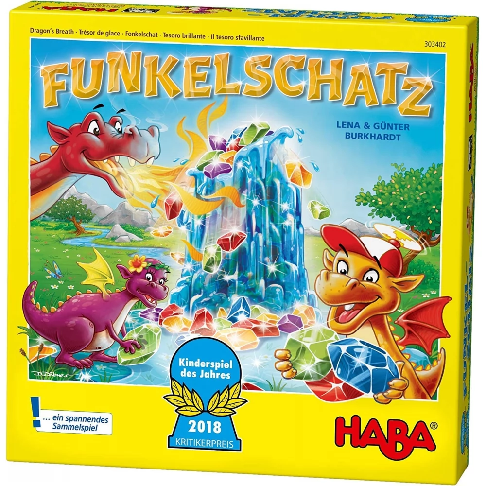 HABA Csillogó kincsek társasjáték NÉMET nyelvű