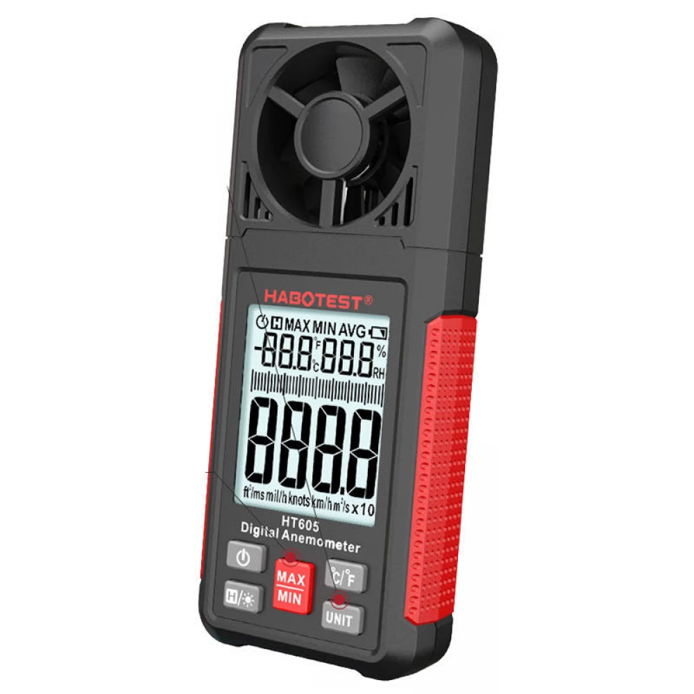 HABOTEST HT605 Digital Anemometer