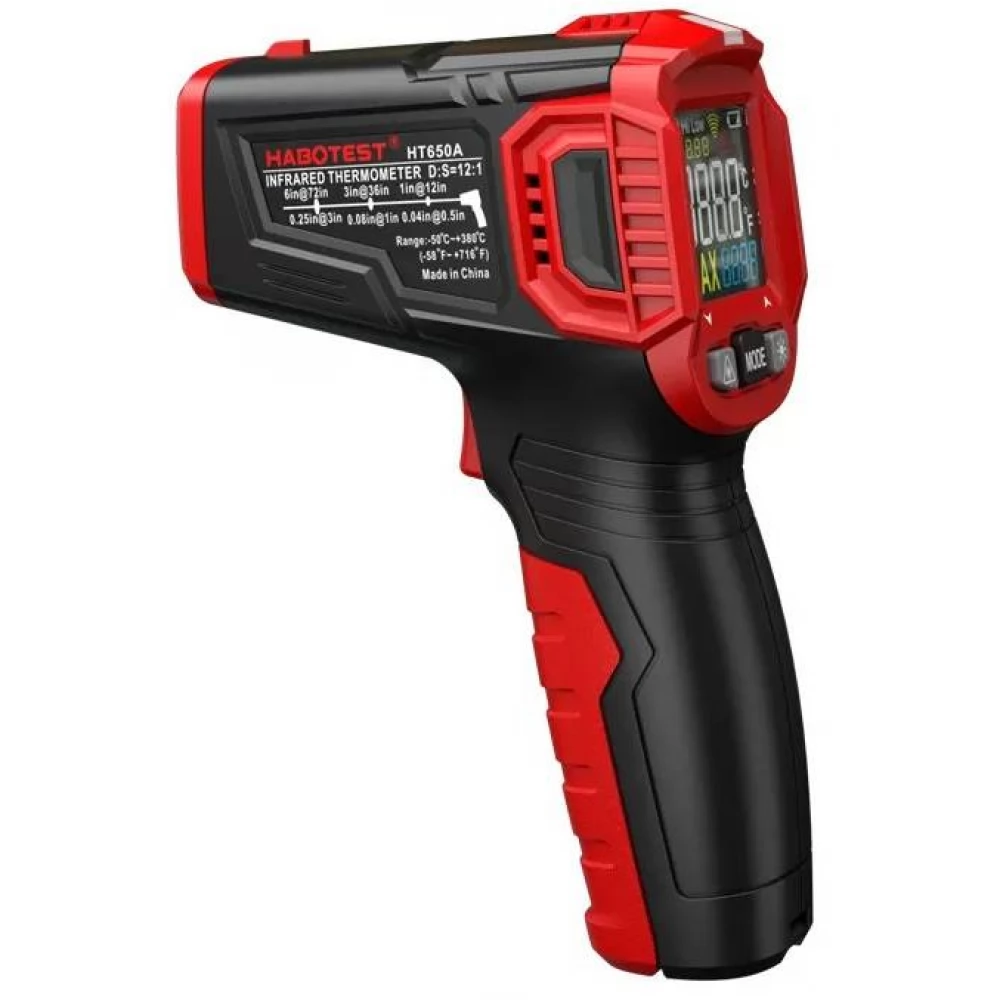 HABOTEST HT650A Temperature Gun Infrared Thermometer