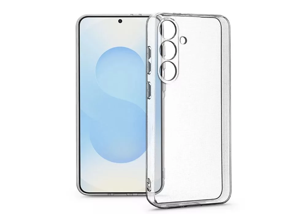 HAFFNER Clear Case hátlap kameravédővel Samsung Galaxy S25 Plus átlátszó