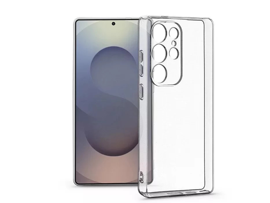 HAFFNER Clear Case hátlap kameravédővel Samsung Galaxy S25 Ultra átlátszó