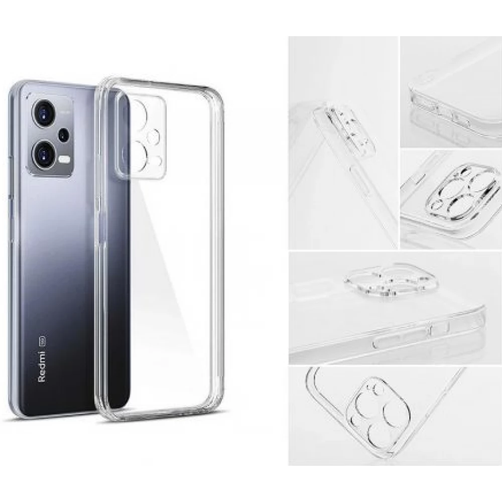 HAFFNER Clear Case szilikon hátlap Xiaomi Redmi Note 12 Pro 5G/Poco X5 Pro 5G átlátszó OEM