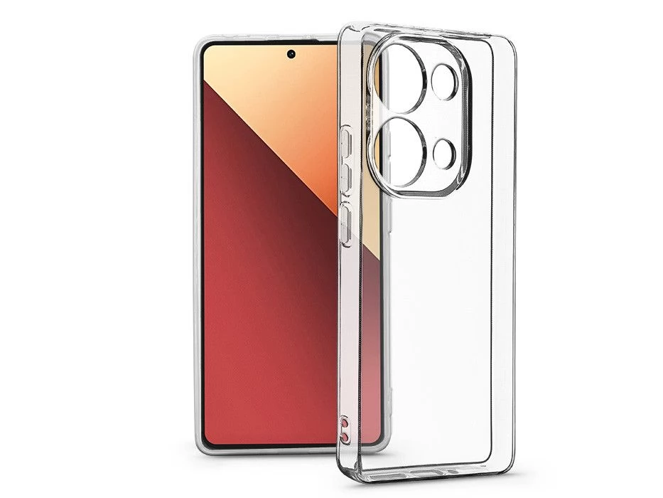 HAFFNER Clear Case szilikon hátlap Xiaomi Redmi Note 13 Pro 4G/Poco M6 Pro 4G átlátszó