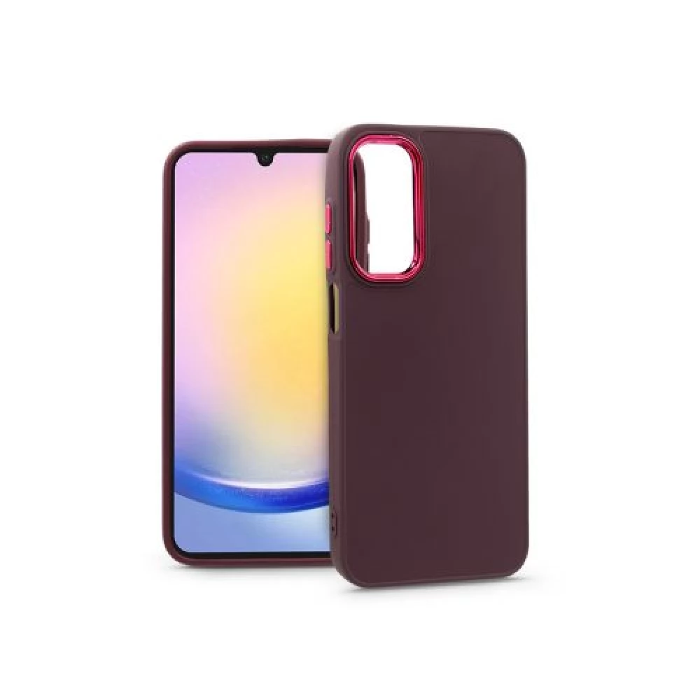 HAFFNER Frame szilikon hátlap Samsung Galaxy A25 5G bíbor