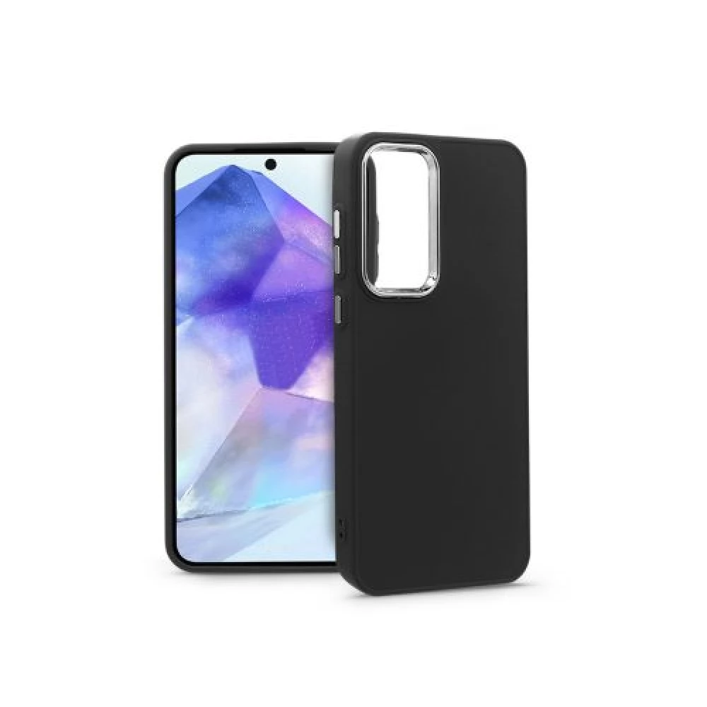 HAFFNER Frame szilikon hátlap Samsung Galaxy A55 fekete
