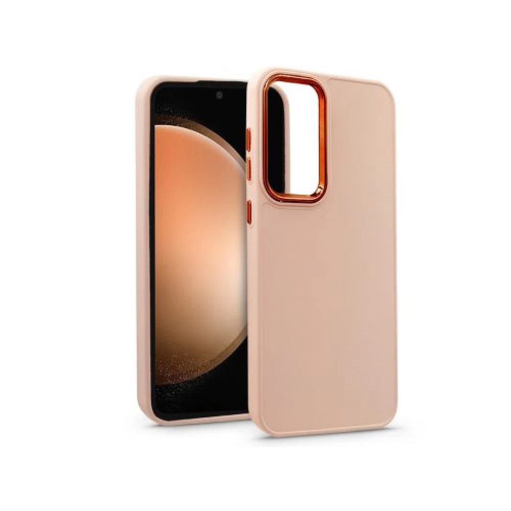 HAFFNER Frame szilikon hátlap Samsung Galaxy S23 FE rózsaszín