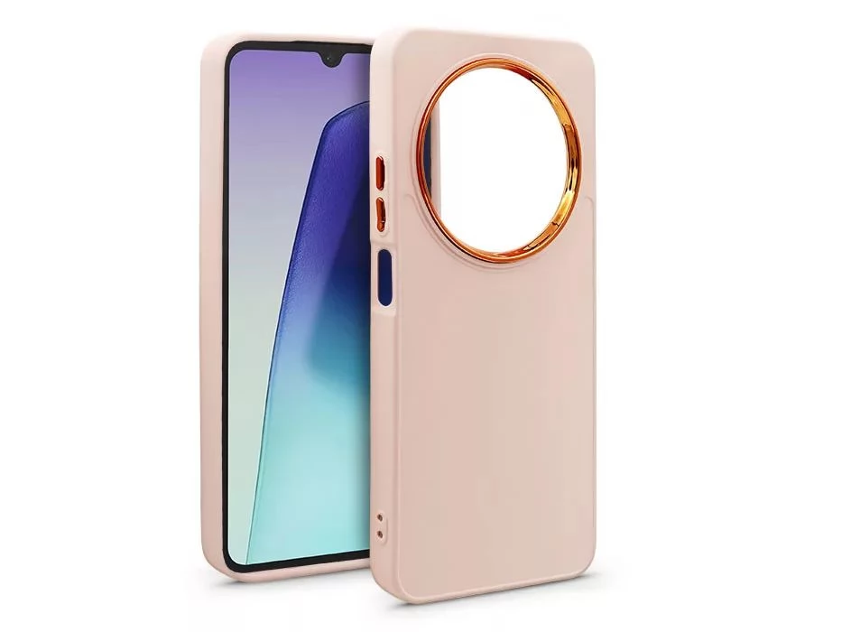HAFFNER Frame szilikon hátlap Xiaomi Redmi 14C rózsaszín